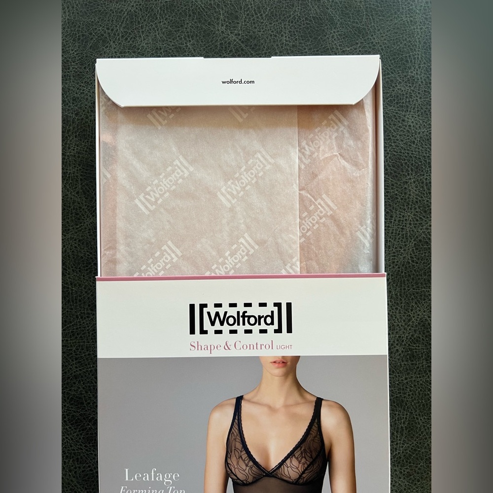 Wolford Cami Shape and Control Leafage Forming Top Dusty Coral Size 38 B Cup - Picture 7 of 11